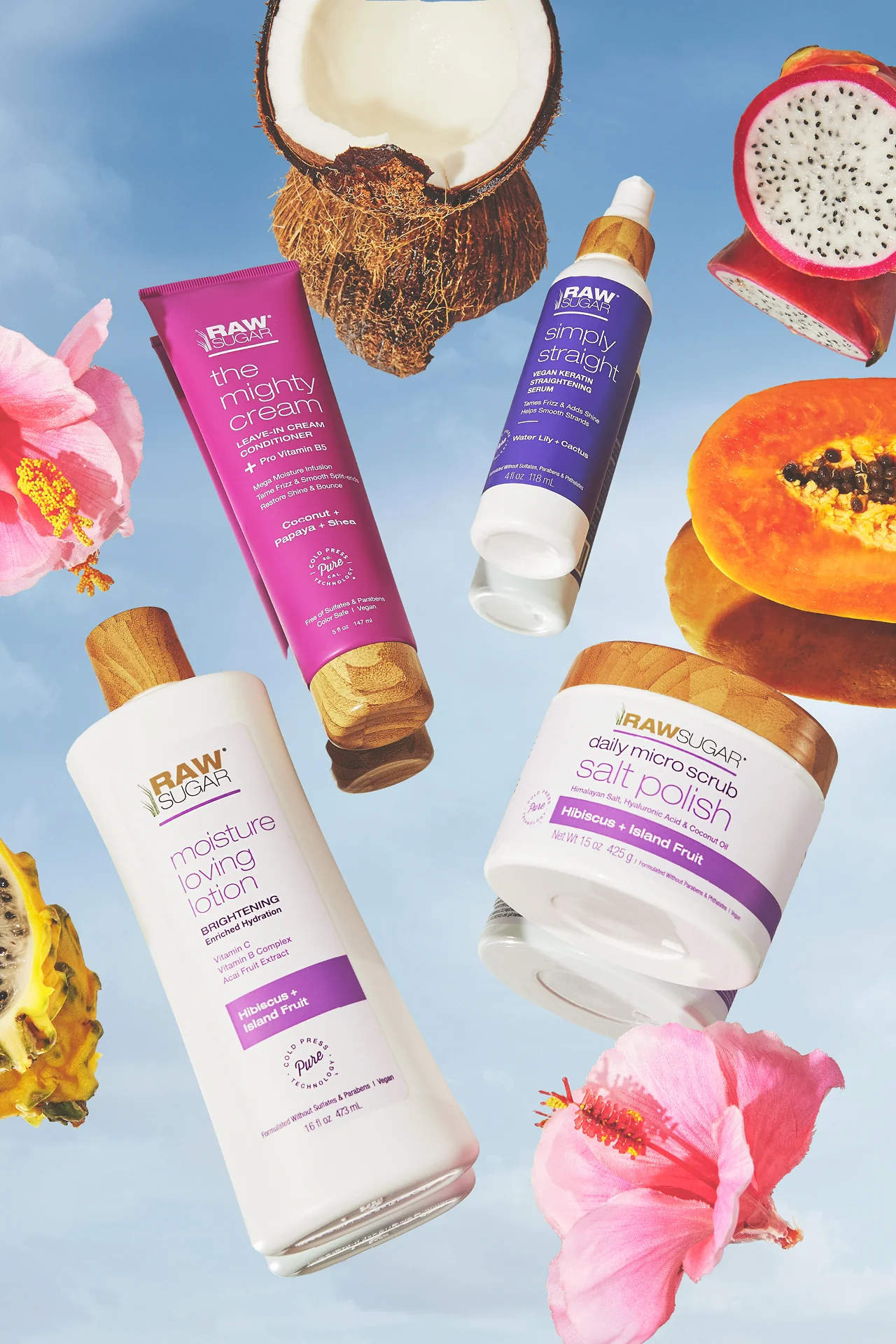 Daily Micro Scrub Salt Polish | Hibiscus + Island Fruit | 15 oz - Image 6