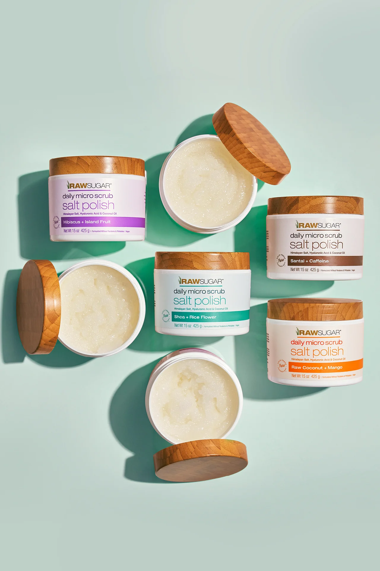 Daily Micro Scrub Salt Polish | Shea + Rice Flower | 15 oz - Image 8