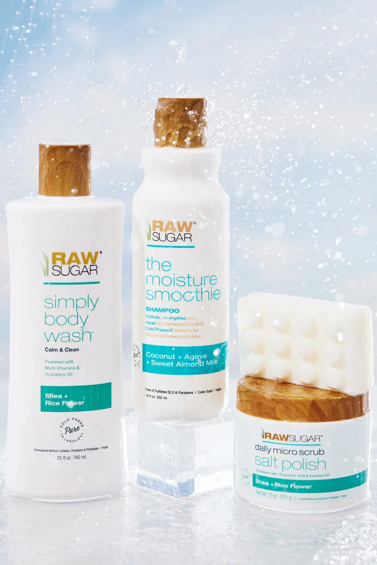 Daily Micro Scrub Salt Polish | Shea + Rice Flower | 15 oz - Image 9