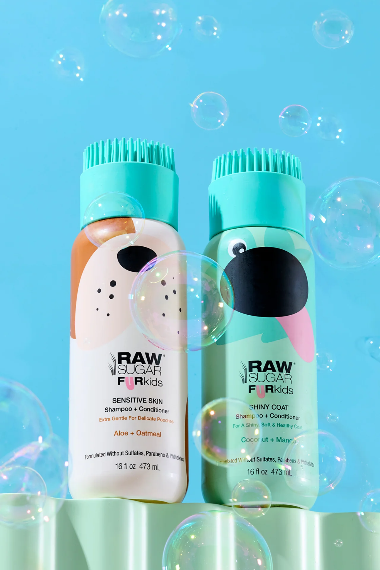 Fur Kids Shiny Coat Shampoo + Conditioner | Coconut + Mango | 16 oz - Image 11