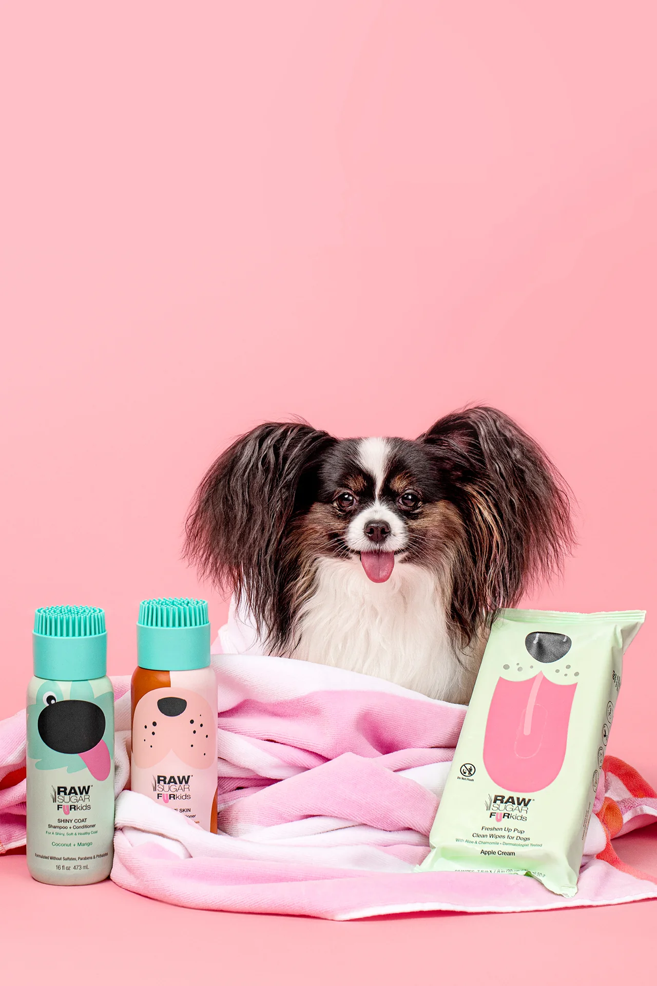 Fur Kids Shiny Coat Shampoo + Conditioner | Coconut + Mango | 16 oz - Image 3