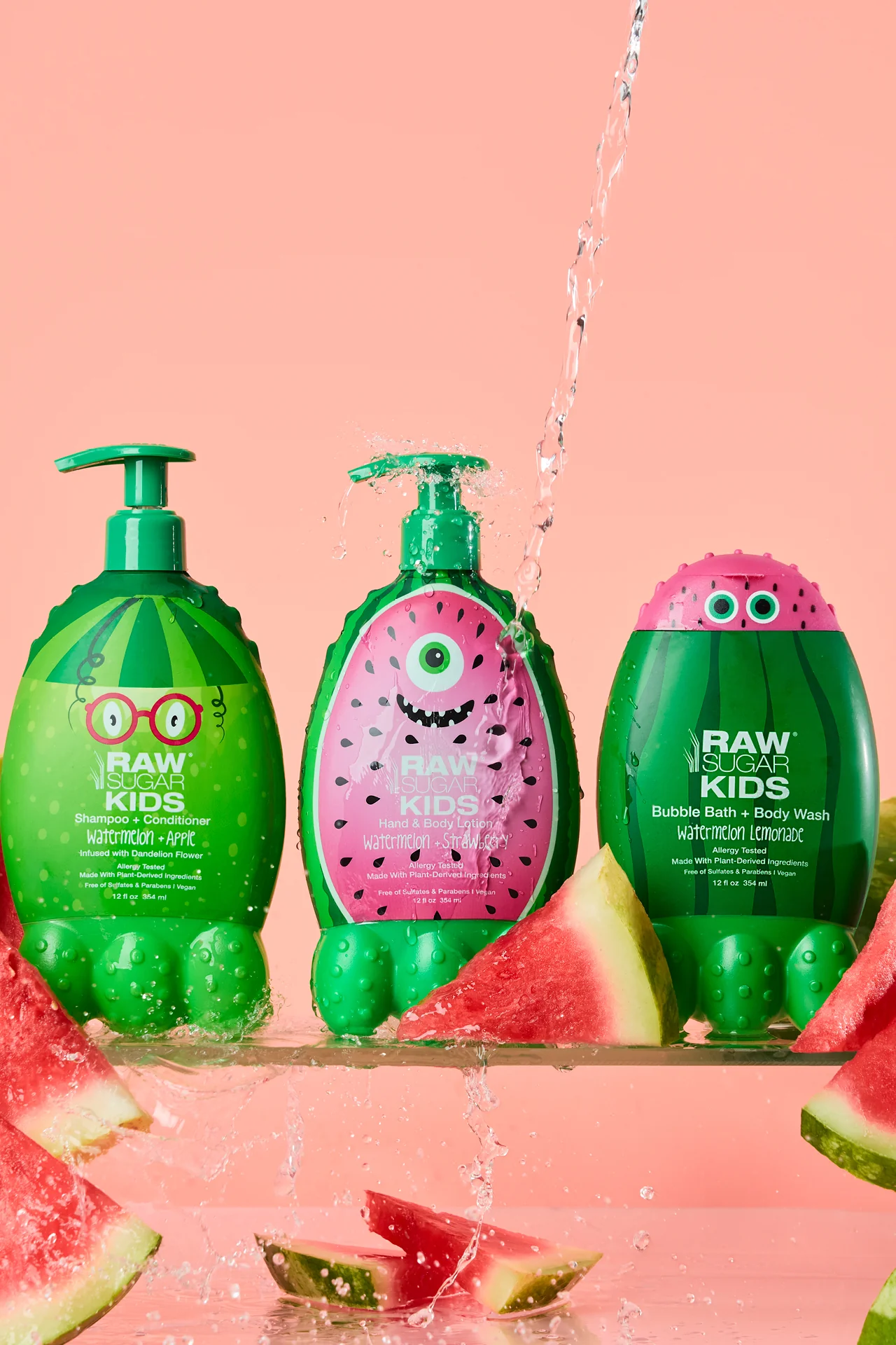 Kids' 2-in-1 Bubble Bath + Body Wash | Watermelon Lemonade | 12 fl oz - Image 5