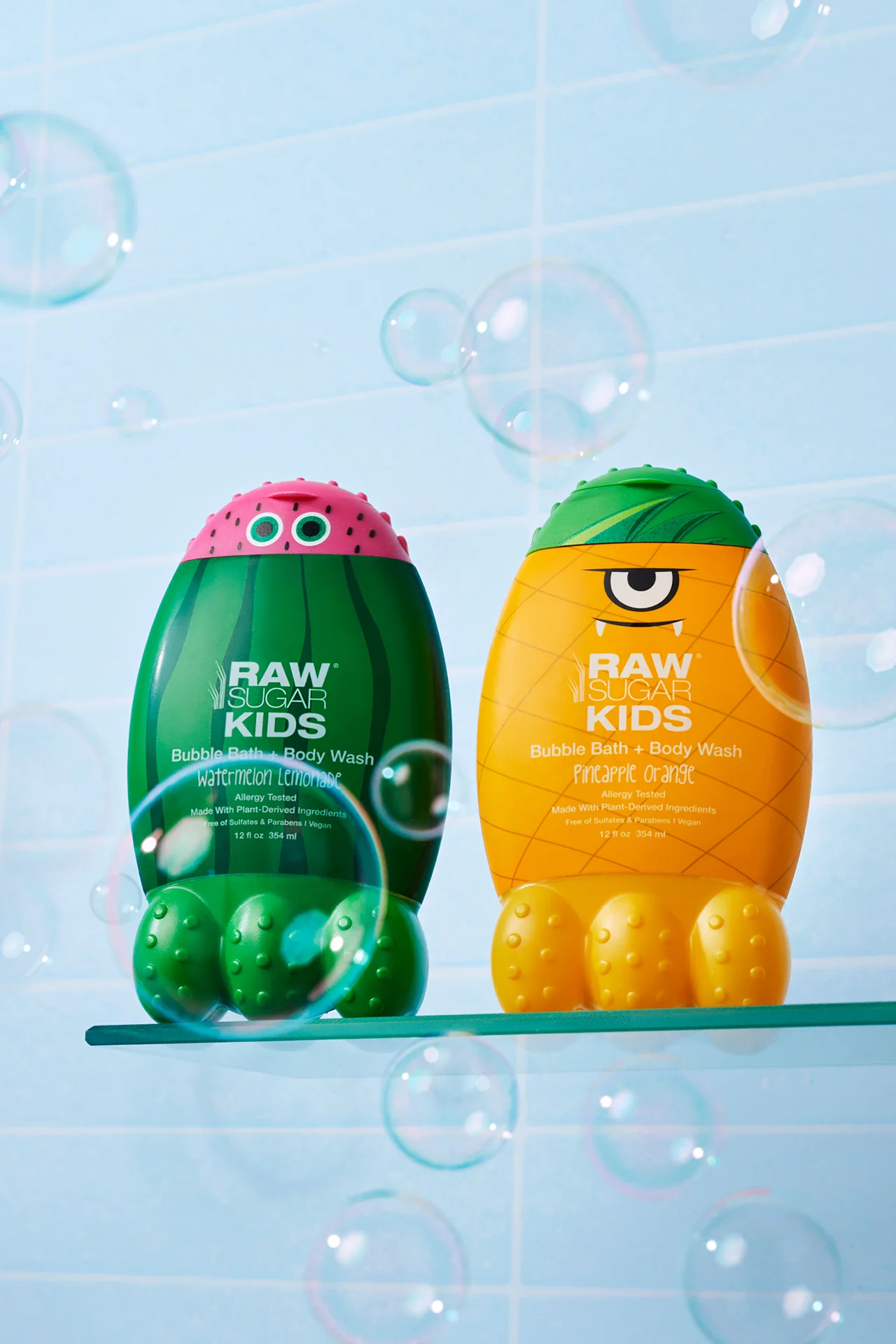 Kids' 2-in-1 Bubble Bath + Body Wash | Watermelon Lemonade | 12 fl oz - Image 9