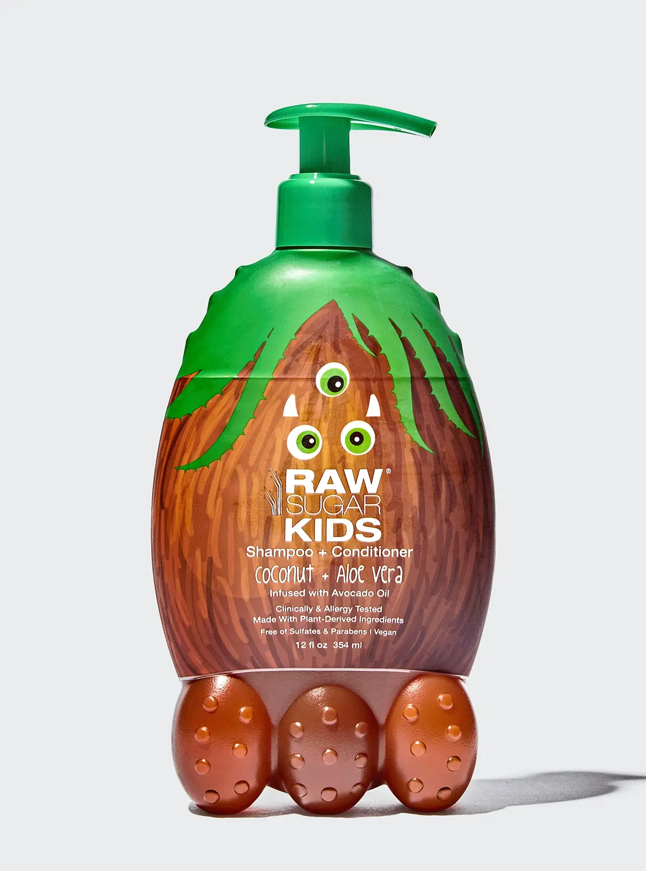 Kids' 2-in-1 Shampoo + Conditioner | Coconut + Aloe Vera | 12 fl oz - Image 3