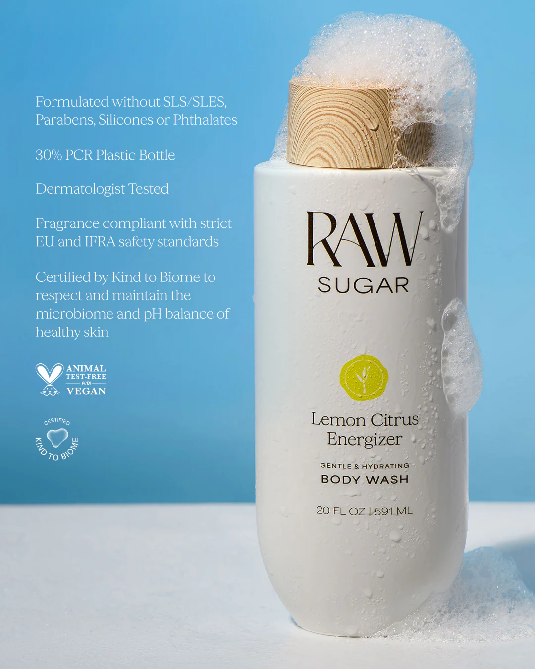 Lemon Citrus Energizer Body Wash | Lemon + Citrus | 20 fl oz - Image 5