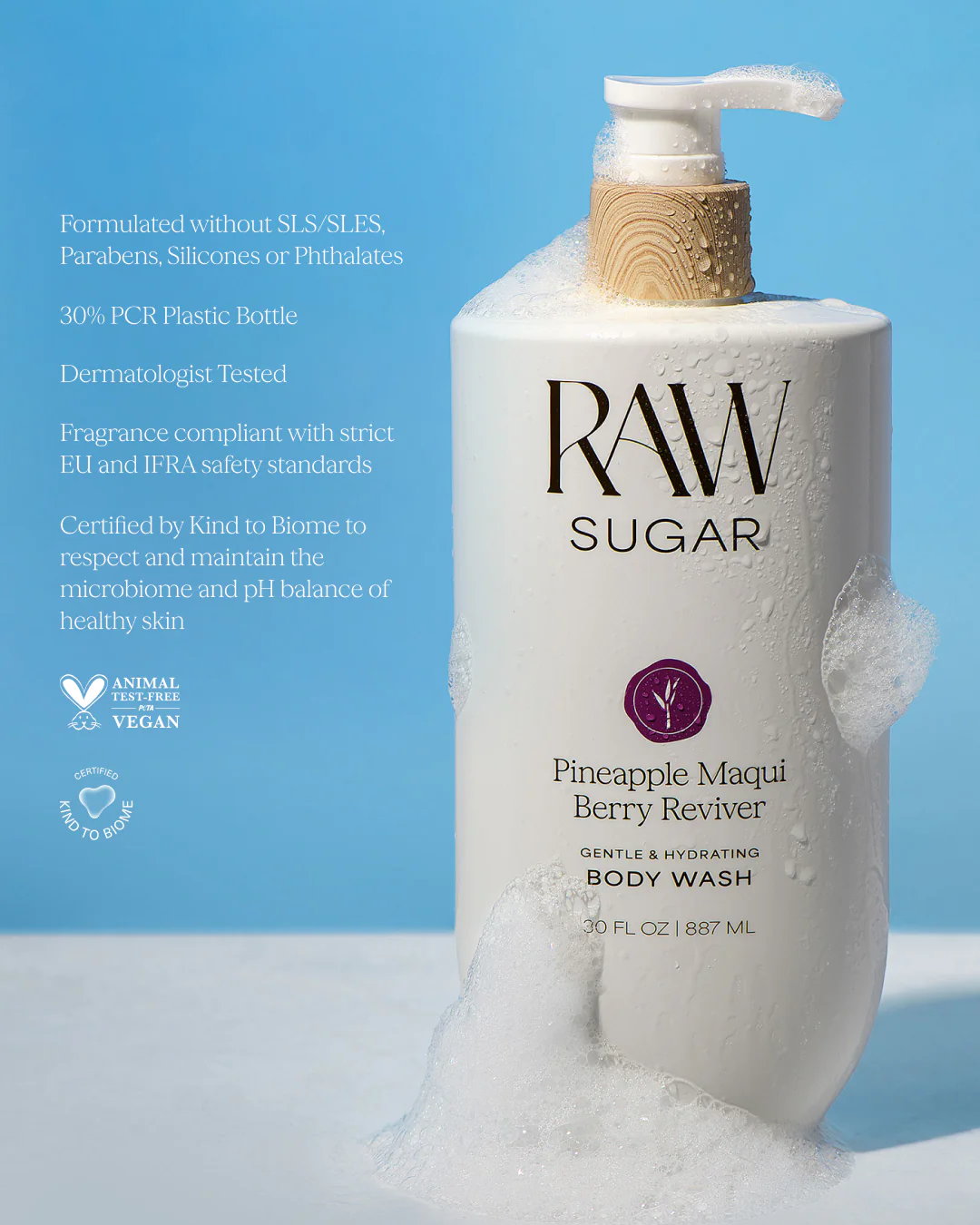 Pineapple Maqui Berry Reviver Body Wash | Pineapple + Maqui Berry | 30 fl oz - Image 5