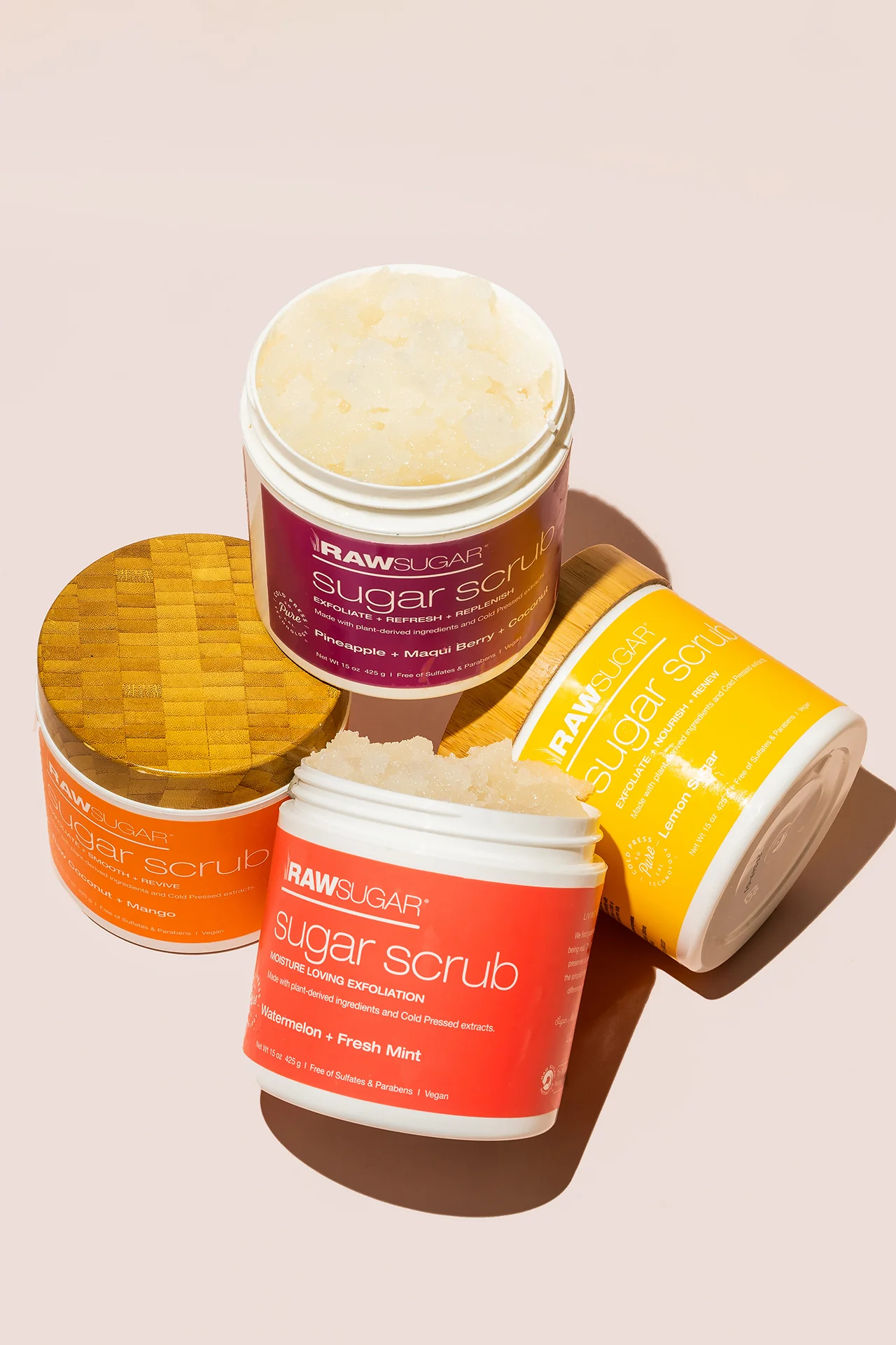 Sugar Scrub | Raw Coconut + Mango | 15 oz - Image 8