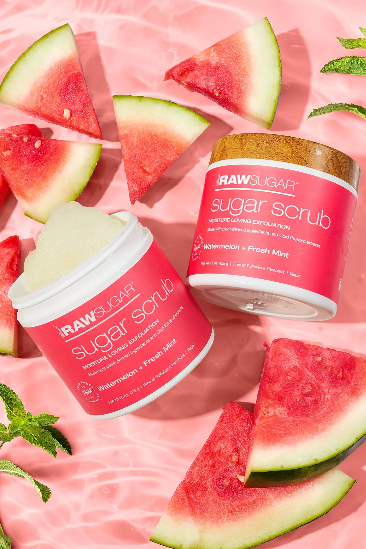 Sugar Scrub | Watermelon + Fresh Mint | 15 oz - Image 7