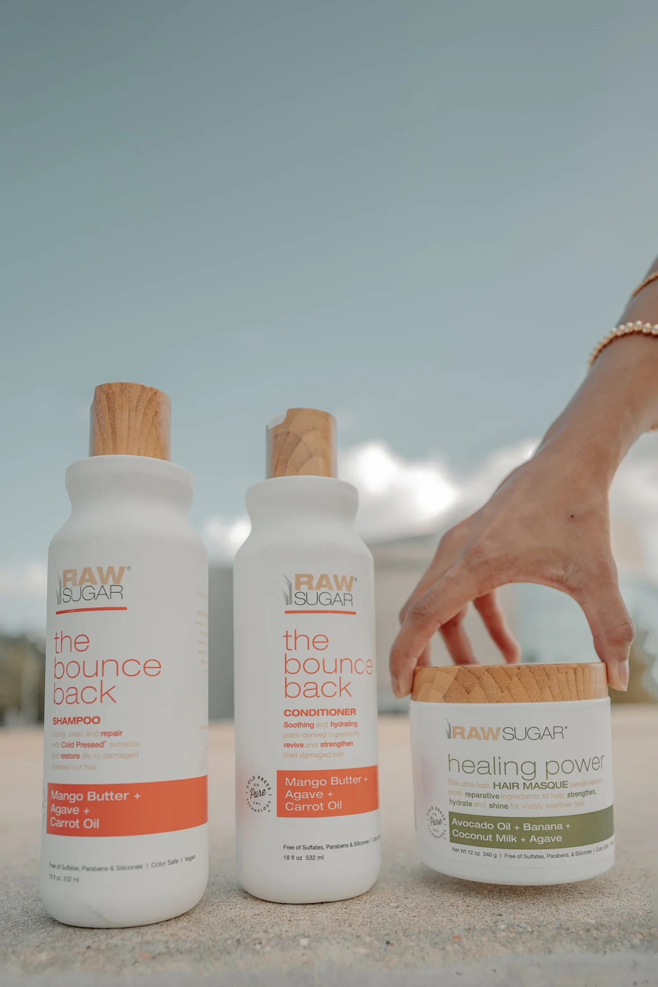 The Bounce Back Conditioner | Mango Butter + Agave + Carrot Oil | 18 oz - Image 3