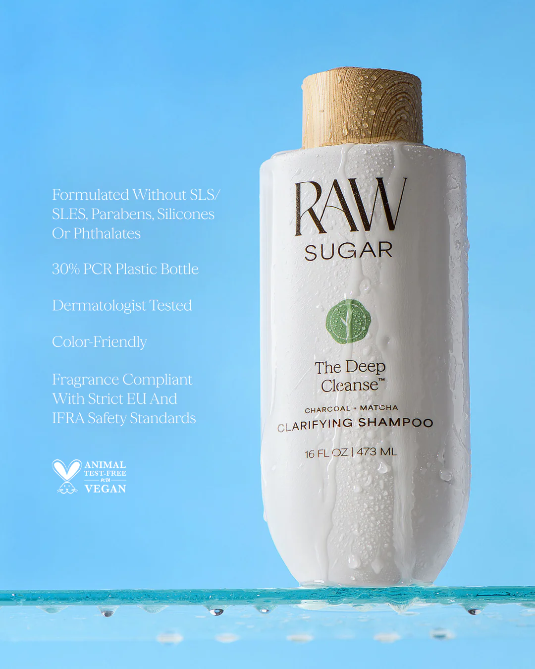 The Deep Cleanse Shampoo | Charcoal + Matcha | 16 fl oz - Image 4