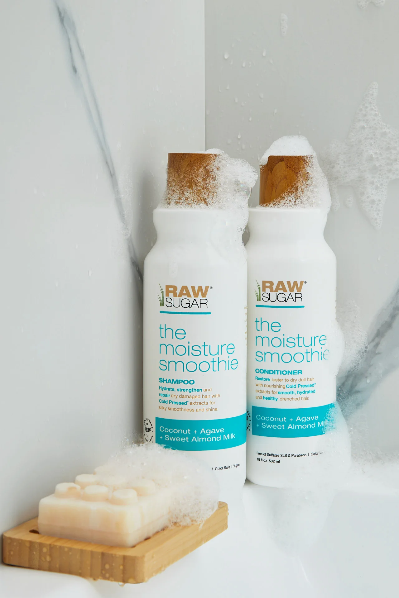 The Moisture Smoothie Conditioner | Coconut + Agave + Sweet Almond Milk | 18 fl oz - Image 11