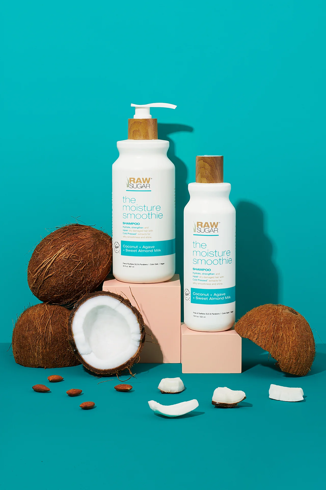 The Moisture Smoothie Shampoo | Coconut + Agave + Sweet Almond Milk | 30 fl oz - Image 3