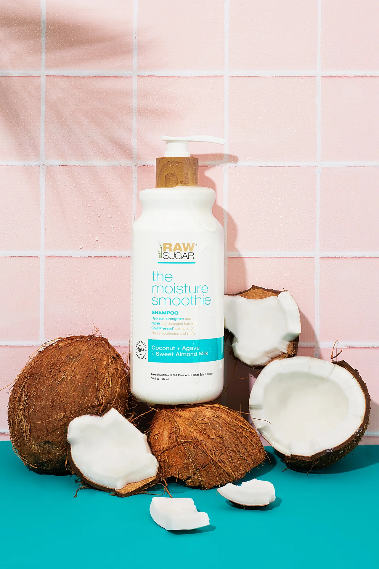 The Moisture Smoothie Shampoo | Coconut + Agave + Sweet Almond Milk | 30 fl oz - Image 6