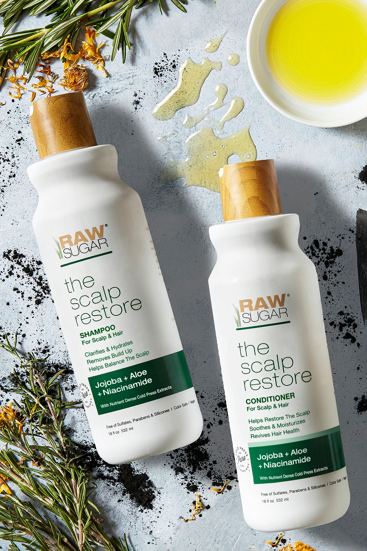 The Scalp Restore Conditioner | Jojoba + Aloe + Niacinamide | 18 oz - Image 6