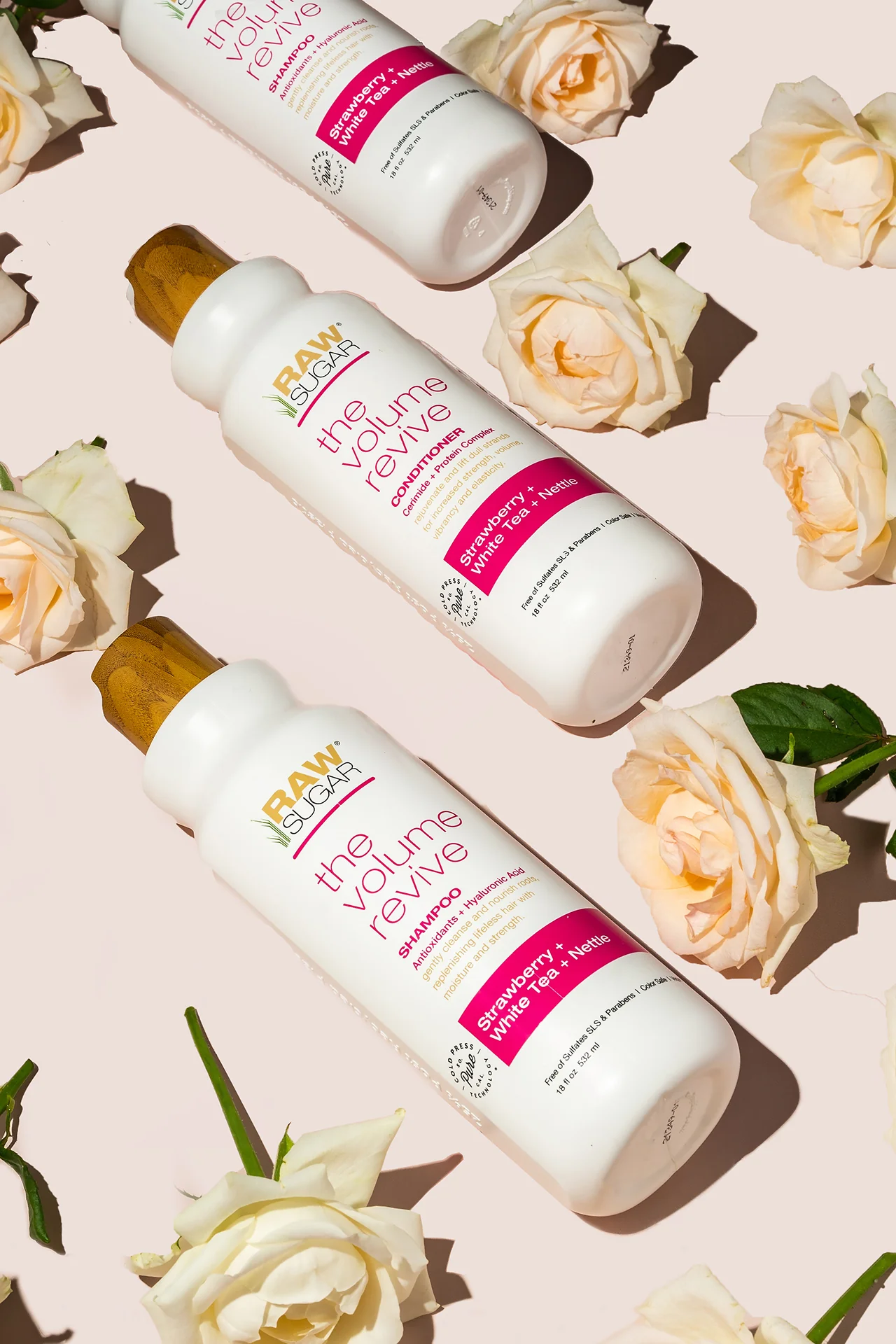 The Volume Revive Conditioner | Strawberry + White Tea + Nettle | 18 oz - Image 5